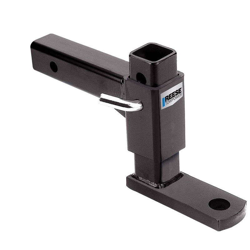 10.5in 5000 lbs Black Adjustable Trailer Hitch Ball Mount 8309932