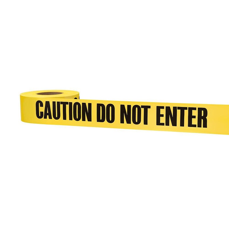 1000 ft. Premium Yellow Barricade Tape – Caution Do Not Enter 77-1006