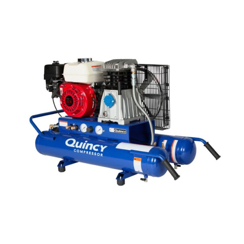 Wheelbarrow Air Compressor 5.5HP 8 Gallon Honda Engine G15H8WQ