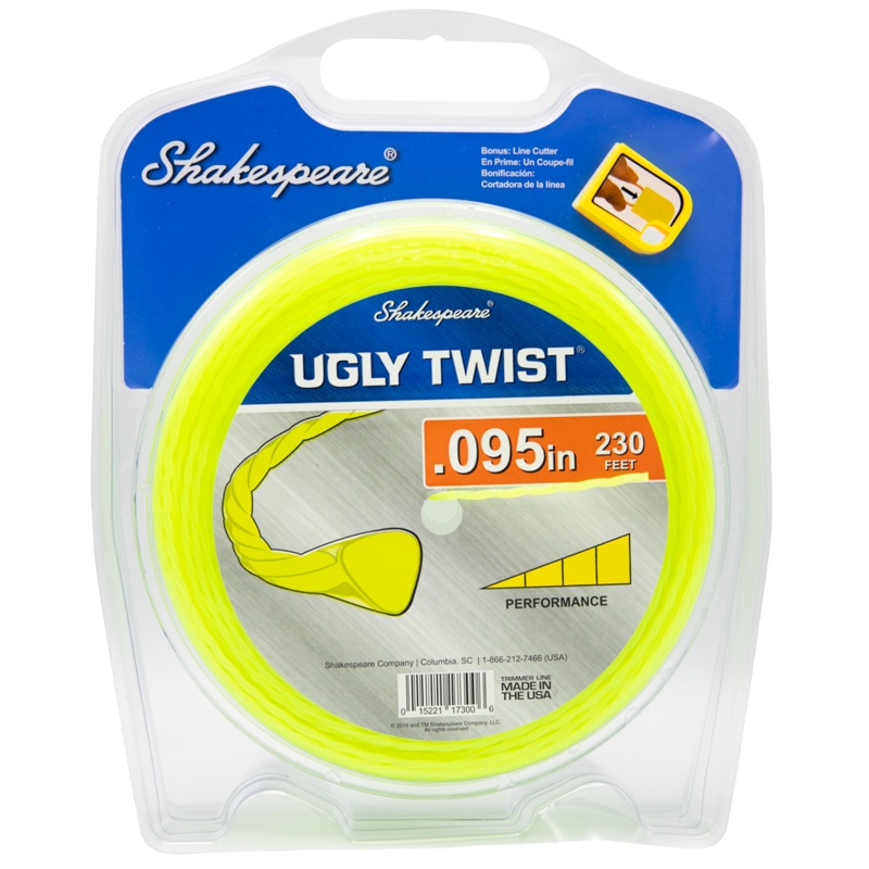 0.095 x 230′ Ugly Twist Trimmer Line 230-Pack 0.095-in x 230-ft Spooled Trimmer Line 17300