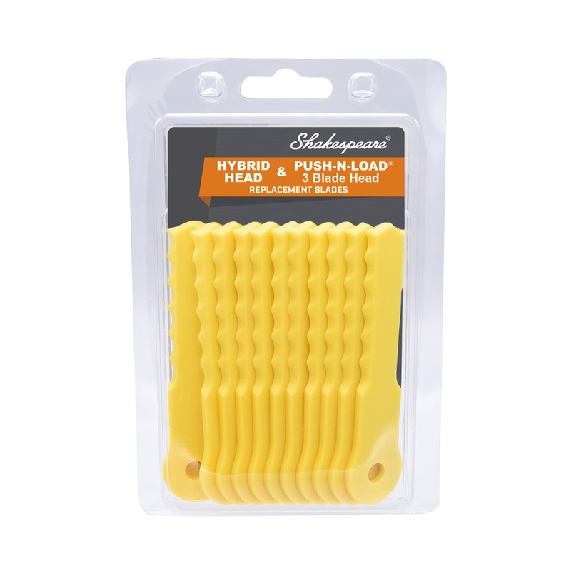 Universal Fit Blade String Trimmer Head with 12 Nylon Replacement Blades – Easy Installation, Durable Design 70245