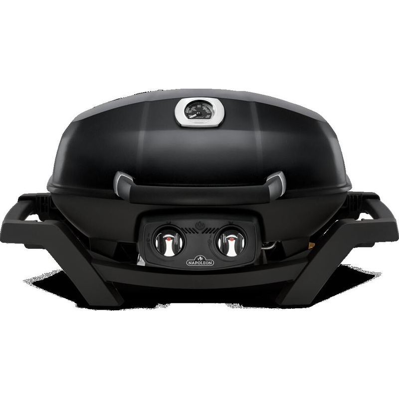 TravelQ PRO285 Portable Propane Gas Grill Black PRO285-BK