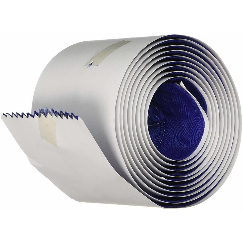 Zip N Close Doorway System 2.75in x 7ft Adhesive Zipper (2pk) ZC02