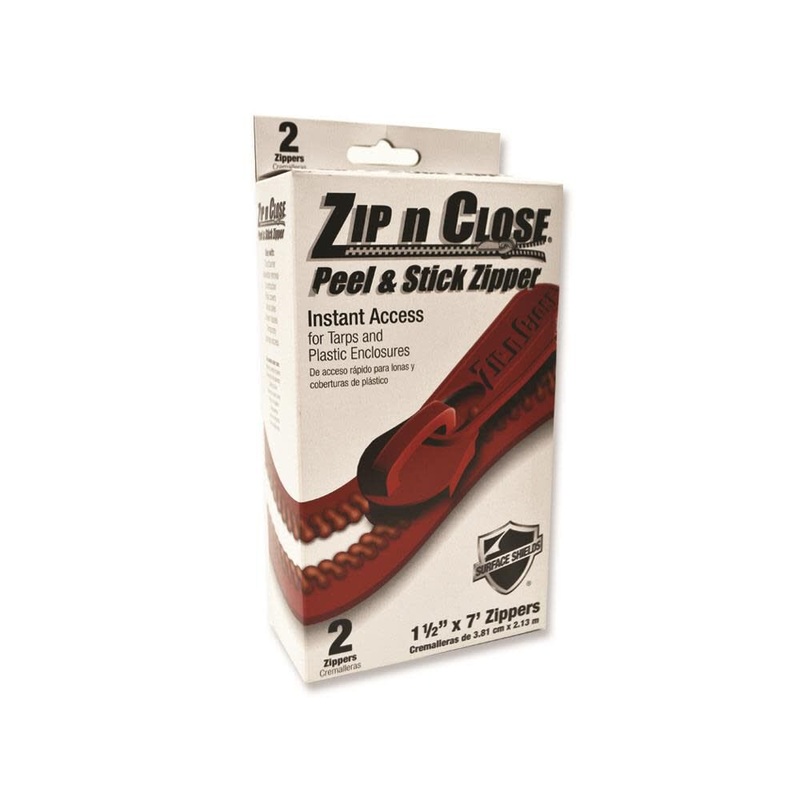 Zip n Close Red Zipper 1.5 In. x 7 Ft. 2 pack ZA02