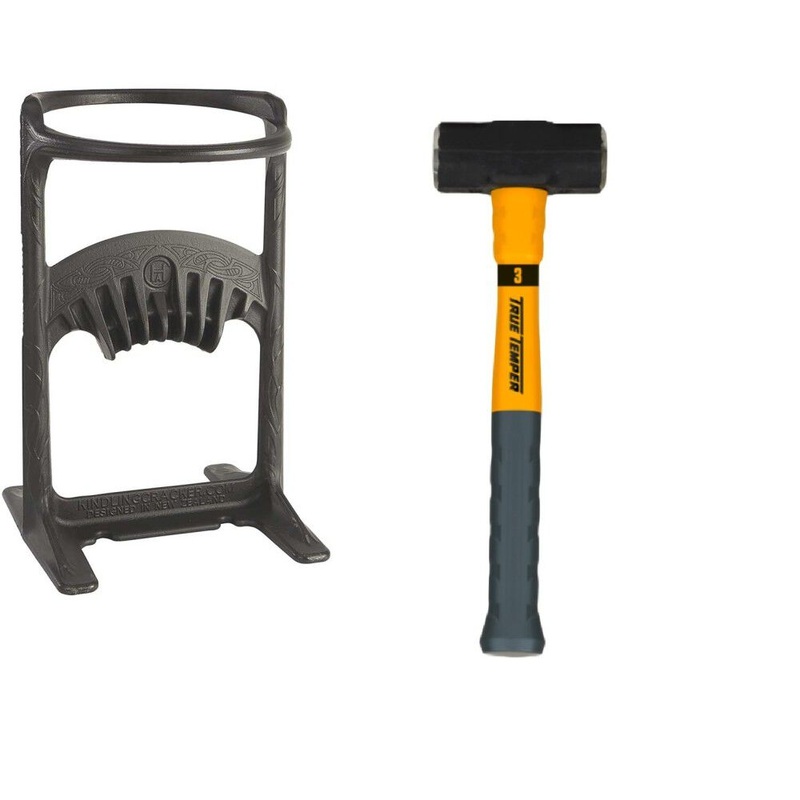 XL Firewood Splitter Cast Iron with Hammer Bundle 118995K2