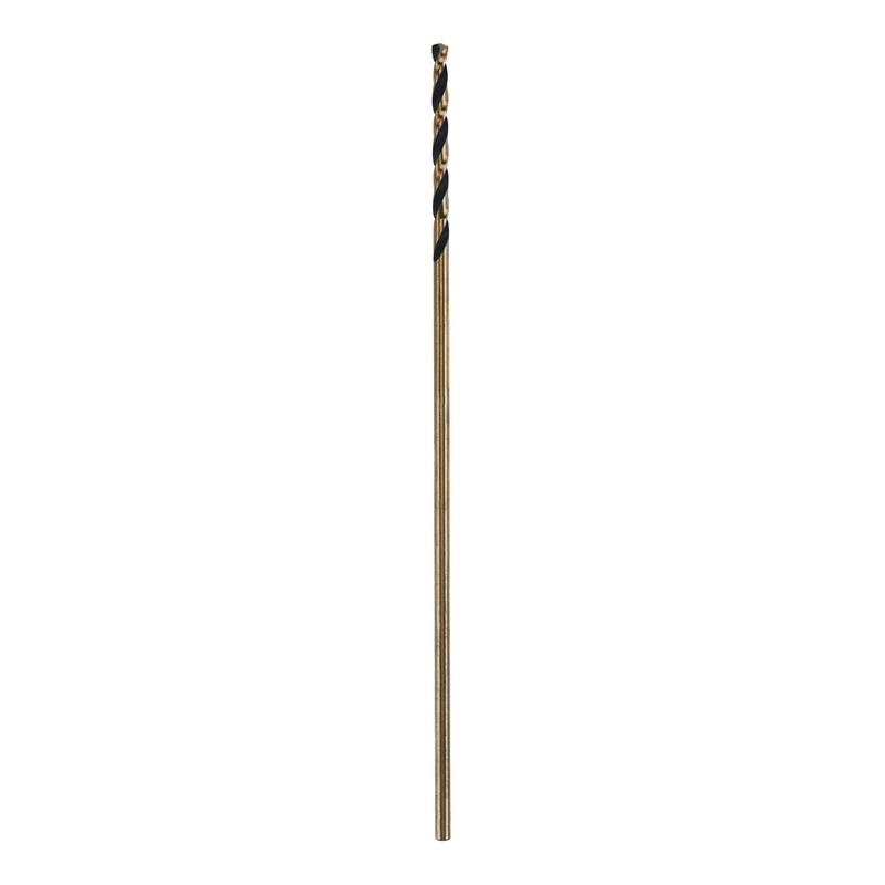 1/8-in x 6-in Black and Gold Coated Hss Aircraft Length Twist Drill Bit DW1603  G