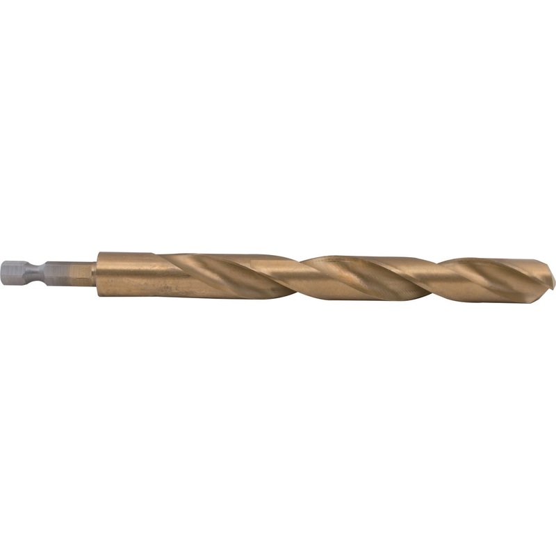1/2-in x 6-in Titanium Nitride Coated Hss Jobber Length Twist Drill Bit CMAM1332