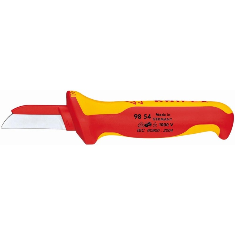 1000V Insulated Utility Knife 1-Blade Fixed Blade Utility Knife with Protective Cap 98 54 SB