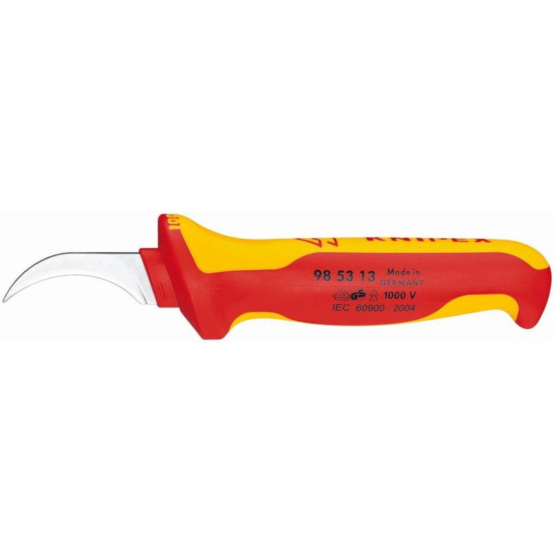 1000V Insulated Utility Knife with 1.97-in Steel Blade – Suitable for Conductor Cables 98 53 13