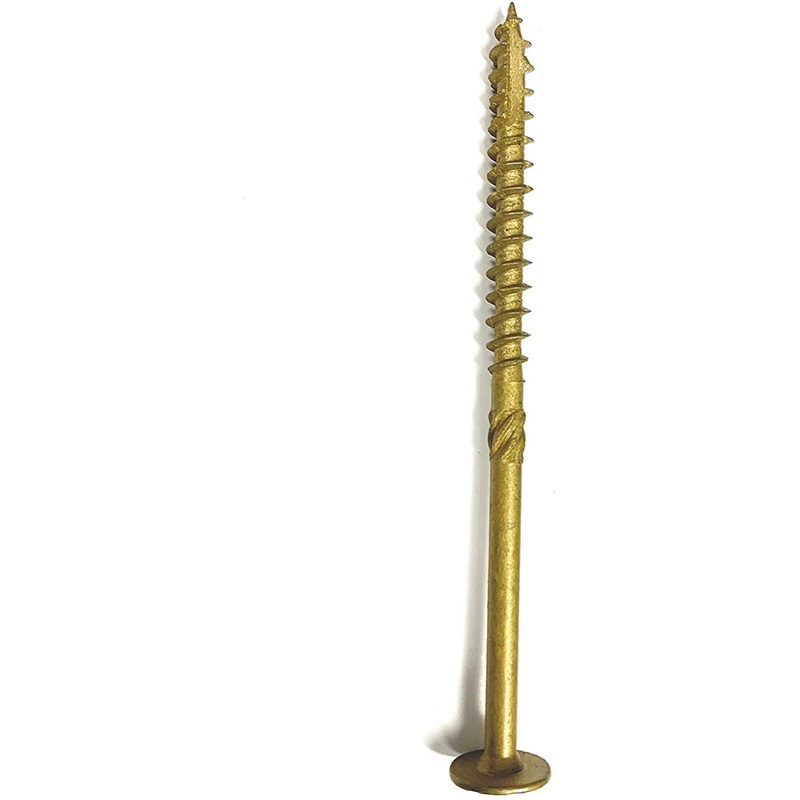 1 In. Bronze Round Washer Head Type 17 Construction Lag Screw CTX141