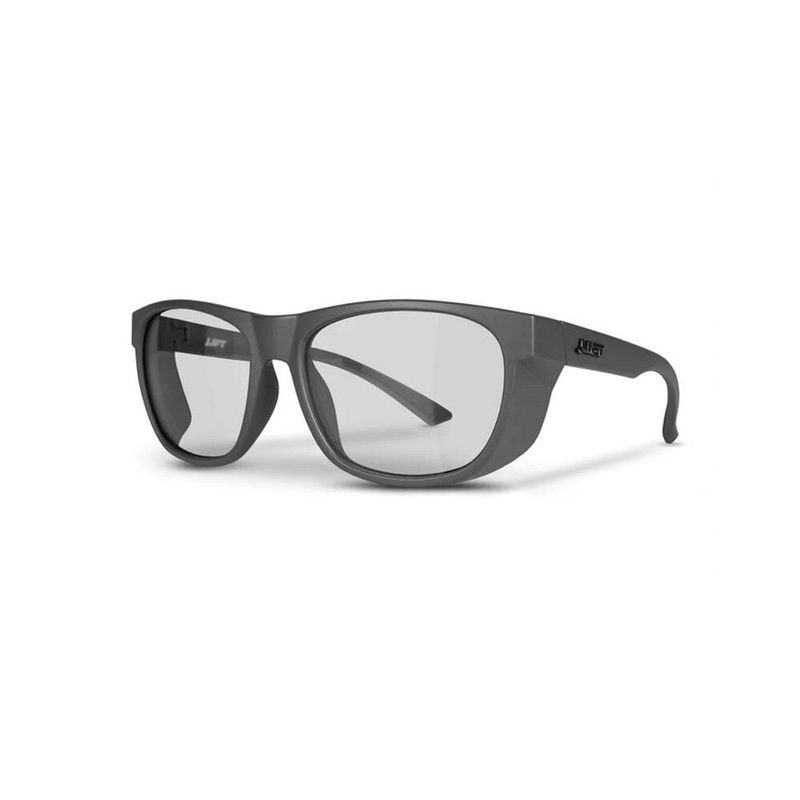 Tracker Gray Frame/Clear Lens Safety Glasses ETR-21GMC