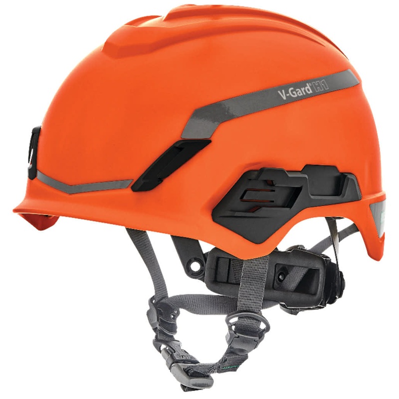 V Gard H1 Safety Helmet Novent Orange Fas Trac III III 10194797