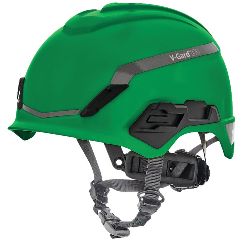 V Gard H1 Safety Helmet Nonvent Green Fas Trac III PIvot 10194794
