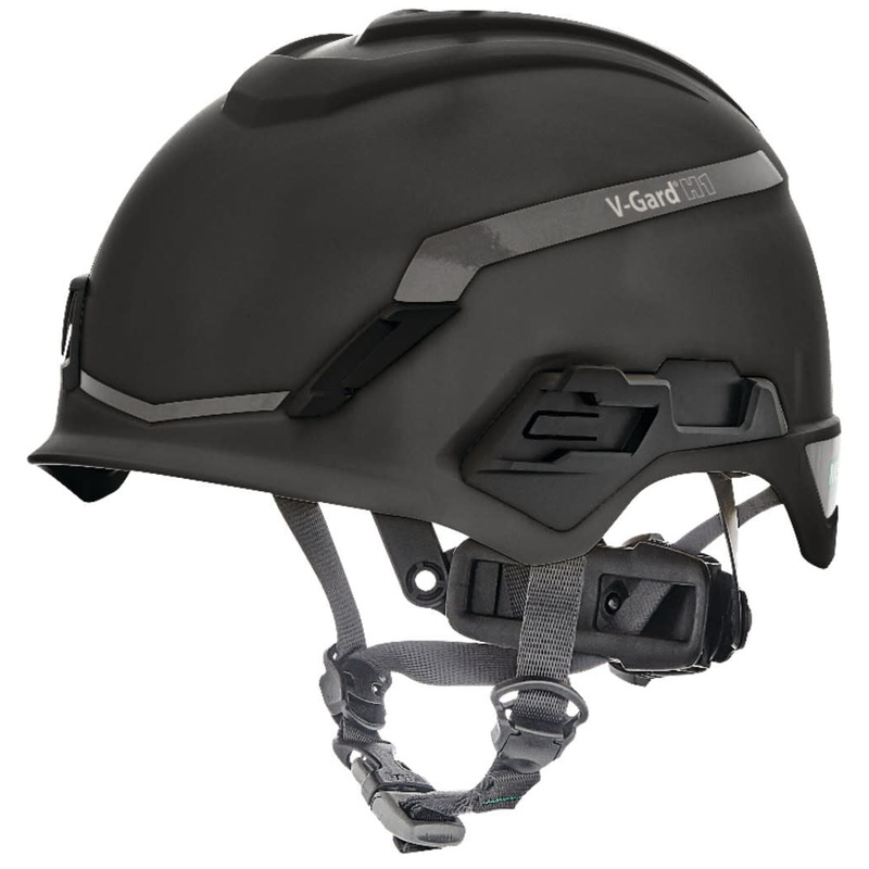 V Gard H1 Safety Helmet Novent Black Fas Trac III Pivot 10194798