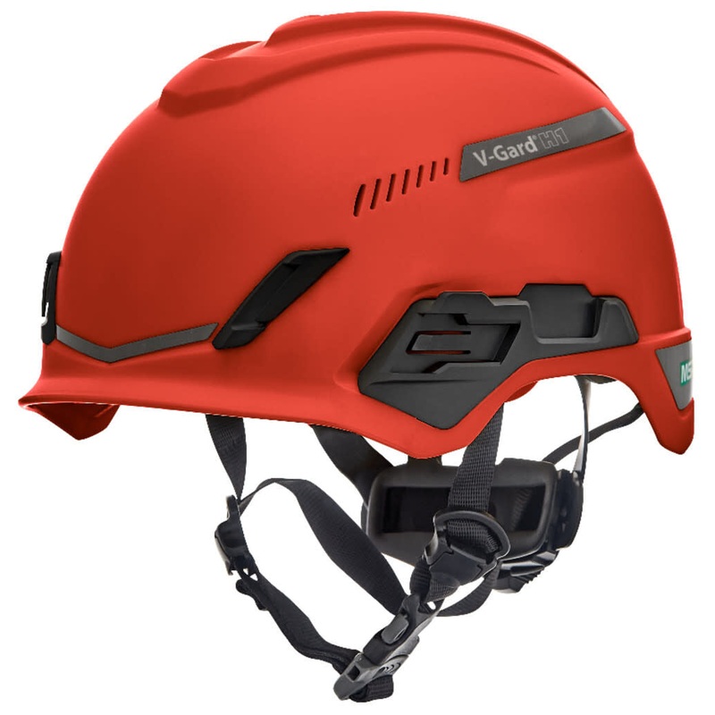 V Gard H1 Safety Helmet Trivent Red Fas Trac III Pivot 10194784