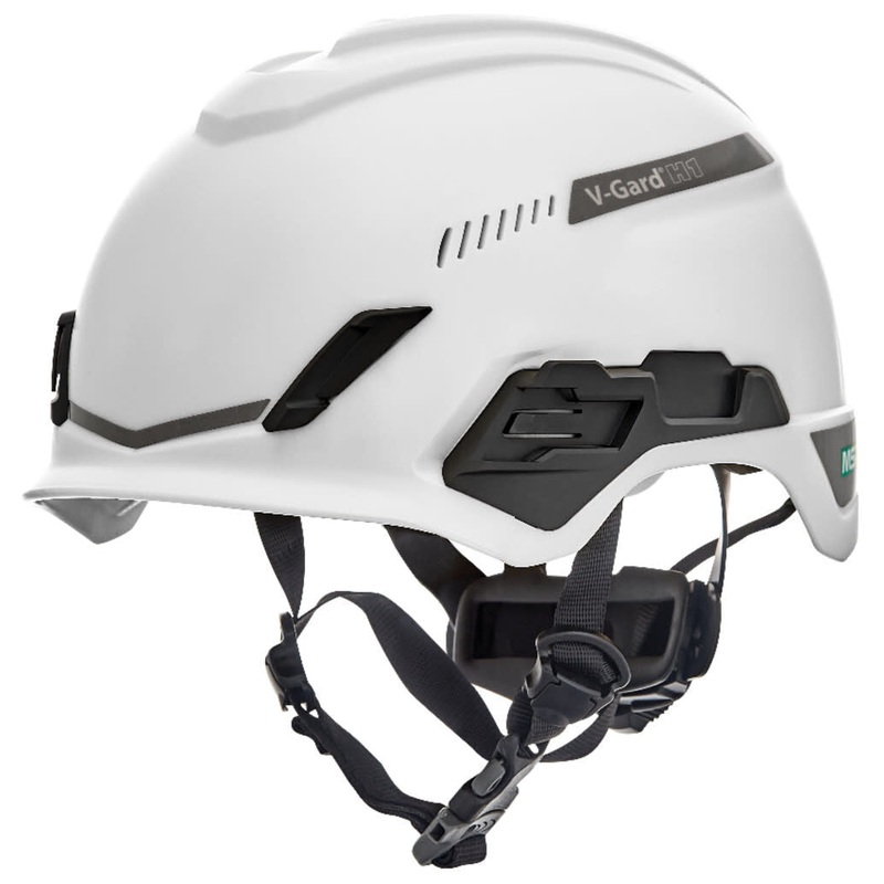 V Gard H1 Safety Helmet Trivent White Fas Trac III Pivot 10194783