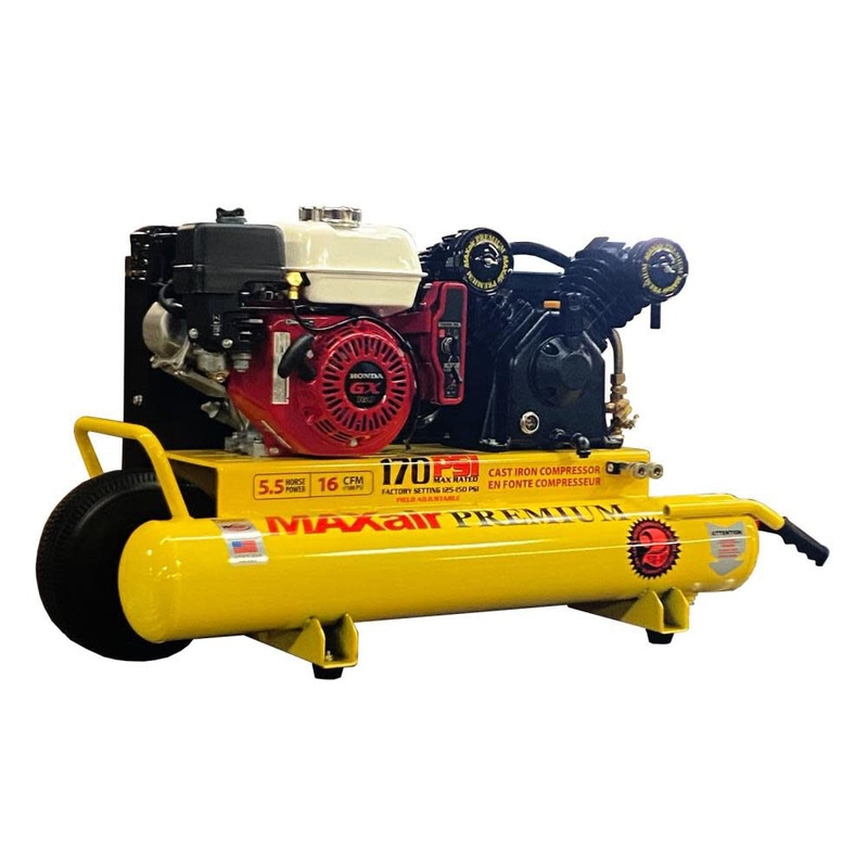10 Gallon Twin Tank Air Compressor TT55GE+MAP