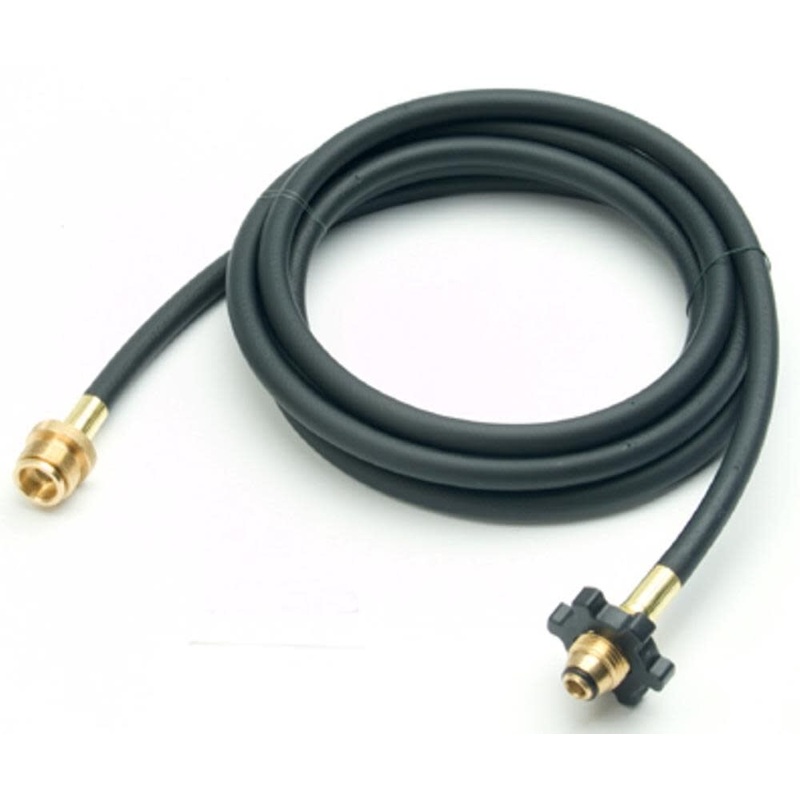 10 ft Buddy Propane Hose Assembly with Swivel 1 in – 20 Male Throwaway Cylinder Thread x Excess Flow Soft Nose P.O.L. with Handwheel F273704