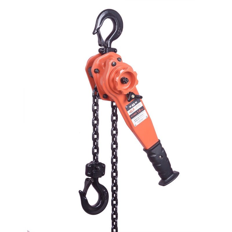 Titan Lever Hoist 1.6 Ton 3300 lbs 5′ Chain TLH-016-05
