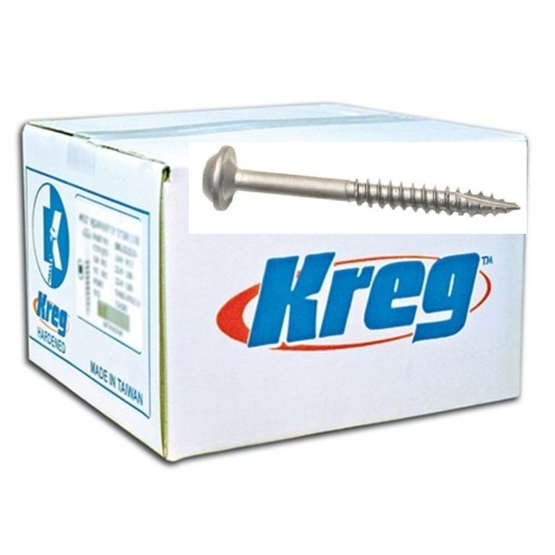 1-1/4in #7 Fine WH Zinc Pocket Screw – 5000ct SML-F125-5000