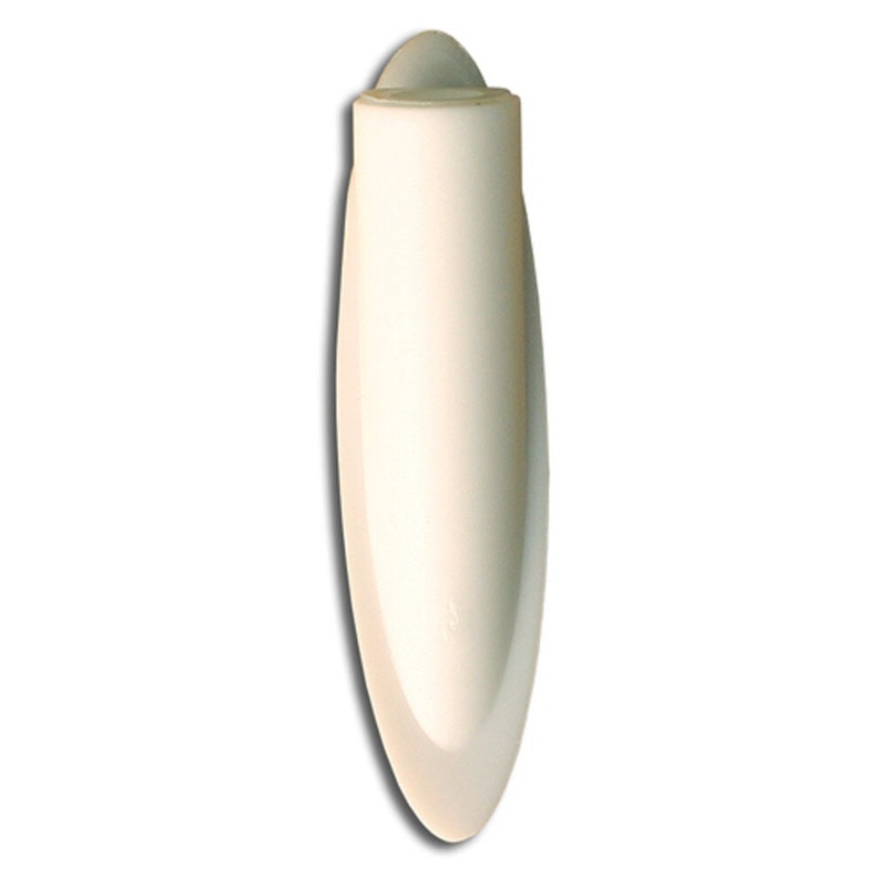 White Plastic Plugs – 50 Count CAP-WHT-50