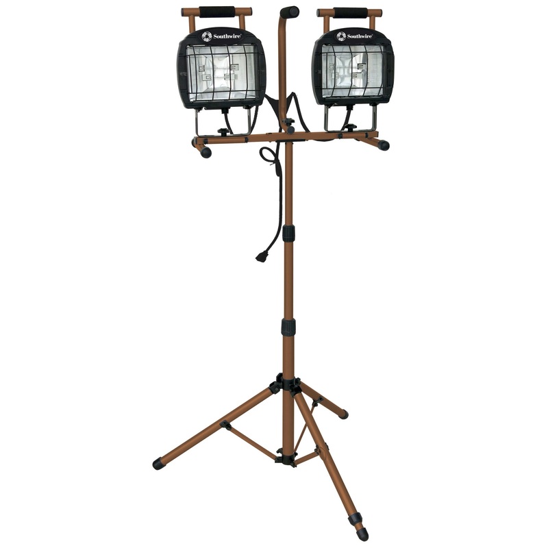 Tripod Work Light 1400 Watt Halogen Twin Head L5502SW