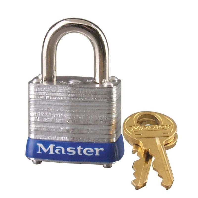 1-1/8 In. (29mm) Wide Laminated Steel Pin Tumbler Padlock Keyed Alike – 7KA 7KA