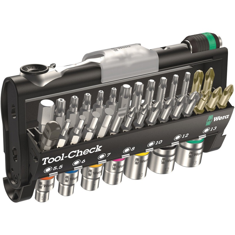 Tool-Check 1 Bit Assortment with Ratchet & Sockets 38pc 5073220001