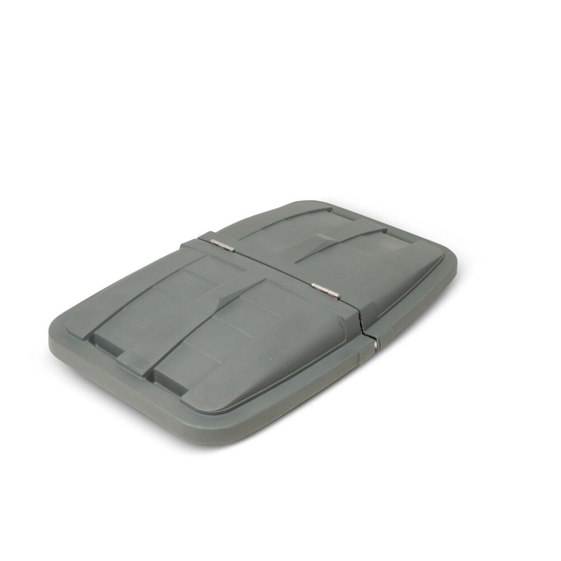 1/2 Cubic Yard Removable Split Lid for Tilt Trucks Gray LT105-00IGY