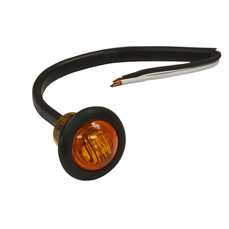 .75 Inch Round Marker Clearance Lights – 3 LED Amber 5627523