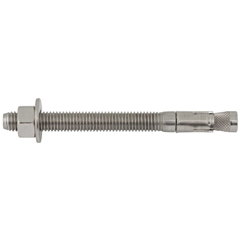 1/2 In. x 5-1/2 In. Power-Stud+ Stainless Steel Wedge Expansion Anchor – 50 Anchors 7624SD6-PWR