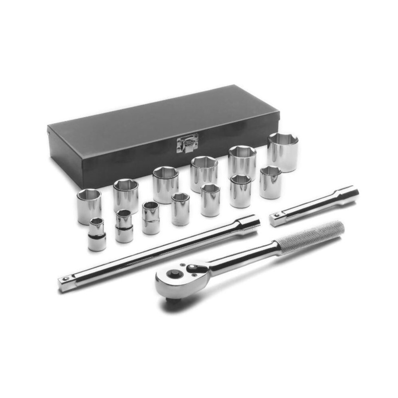 1/2 In. Drive 16 pc. 5 pt std SAE Socket Set A42