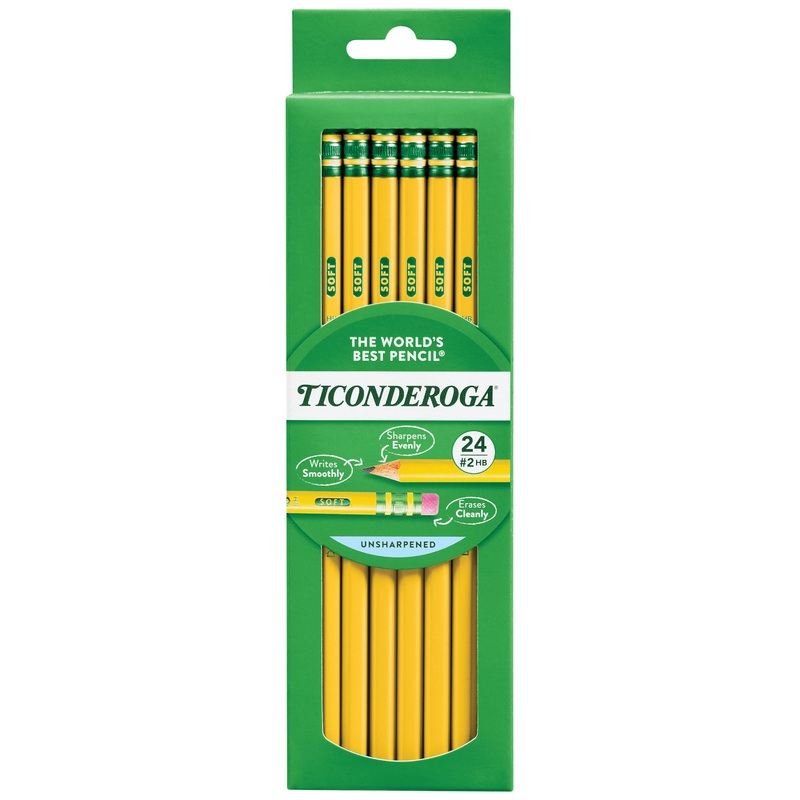 Wood case pencil 24-Pack 7 Mm Yellow Pencil 13924