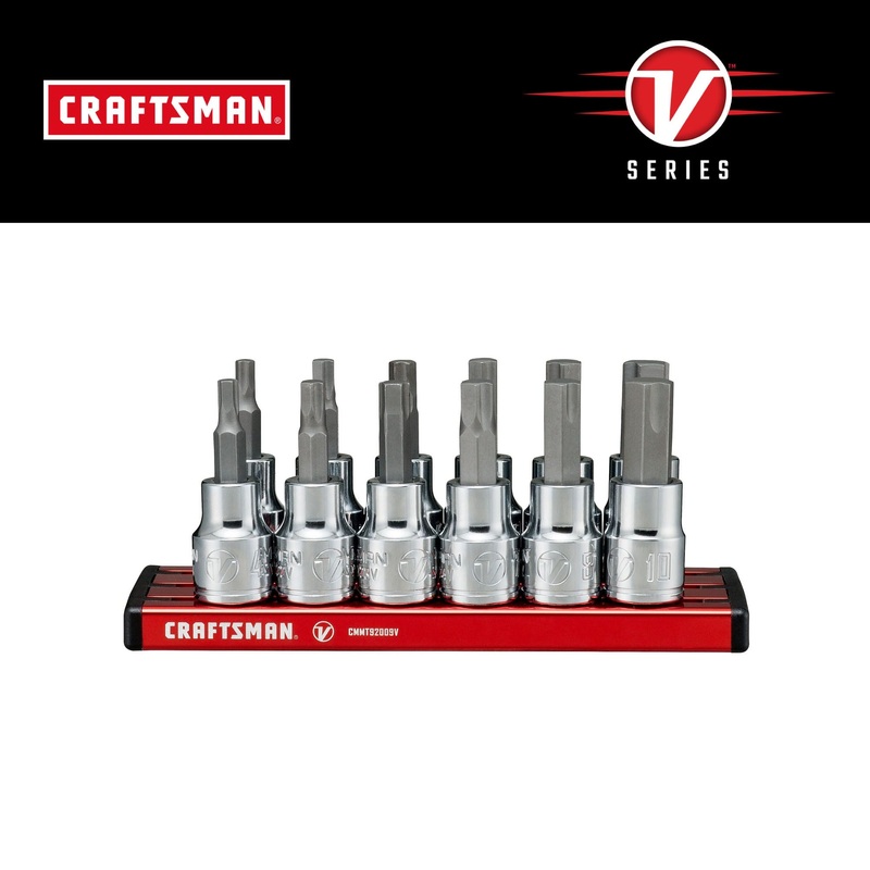 V-Series 12-Piece 3/8-in Drive Set Hex Bit Driver Socket Set CMMT17735V