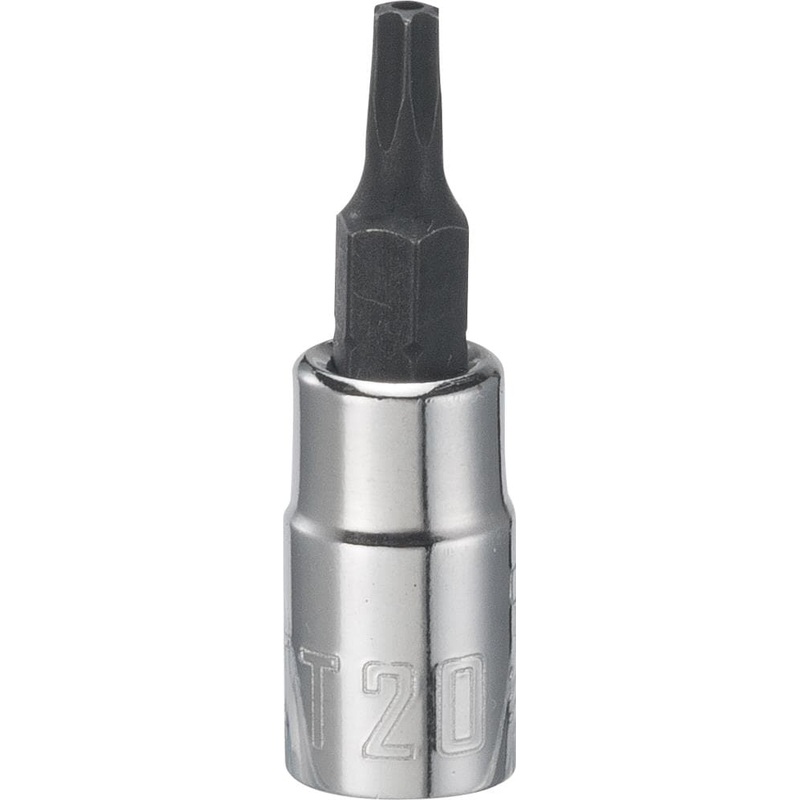1/4-in Drive Tt20 Tamper-proof Torx Bit Driver Socket CMMT42617