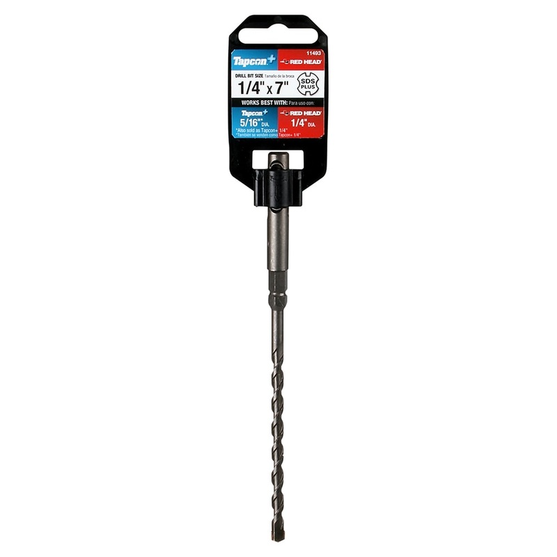 1/4-in x 7-in Carbide Masonry Drill Bit for Sds-plus Drill 11493