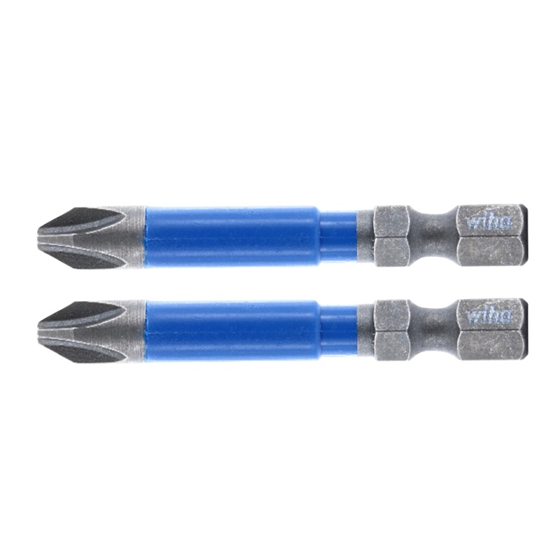 TerminatorBlue Phillips #3 1/4-in x 2-in Phillips Impact Driver Bit (2-Piece) 70203