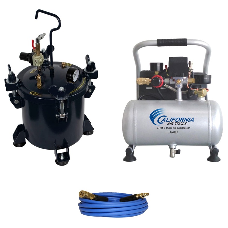 1-Gallon Portable Electric 120 PSI Horizontal Quiet Air Compressor with Accessories 1P255CH