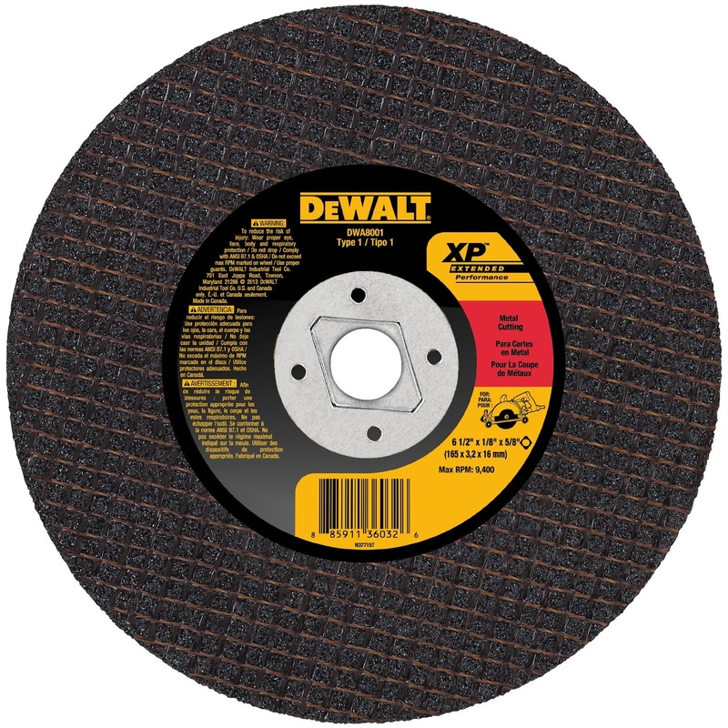 XP 6.5-in Aluminum Oxide Cut-off Wheel DWA8001D