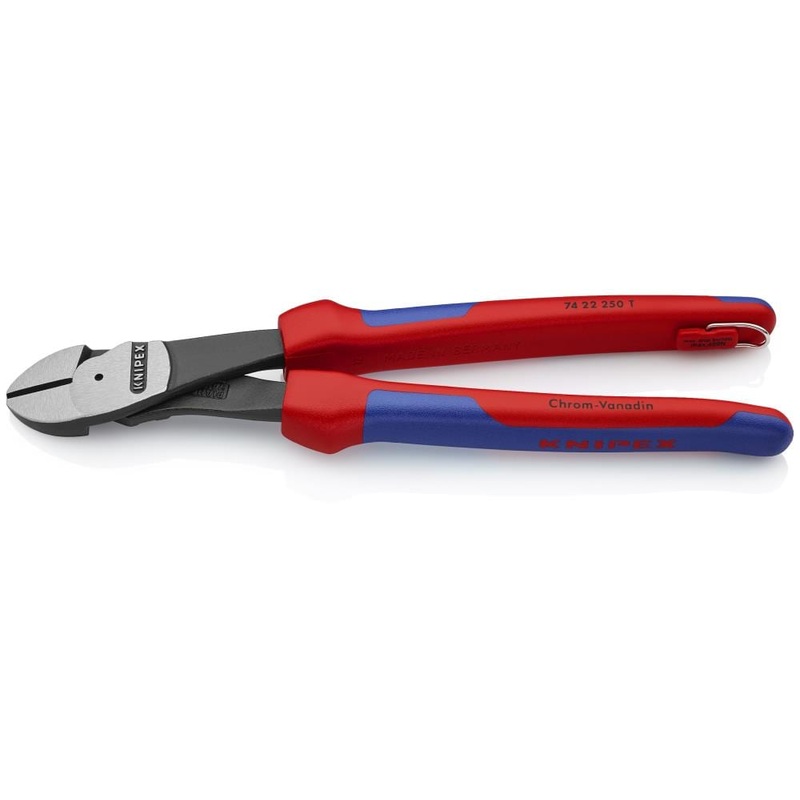 Tether Ready 10-in Cutting Pliers, Red 10-in Home Repair Cutting Pliers 74 22 250 T BKA