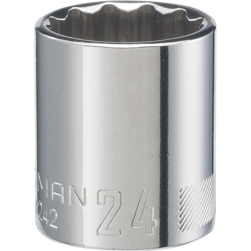 1/2-in Drive Metric 24mm Shallow Socket CMMT44242