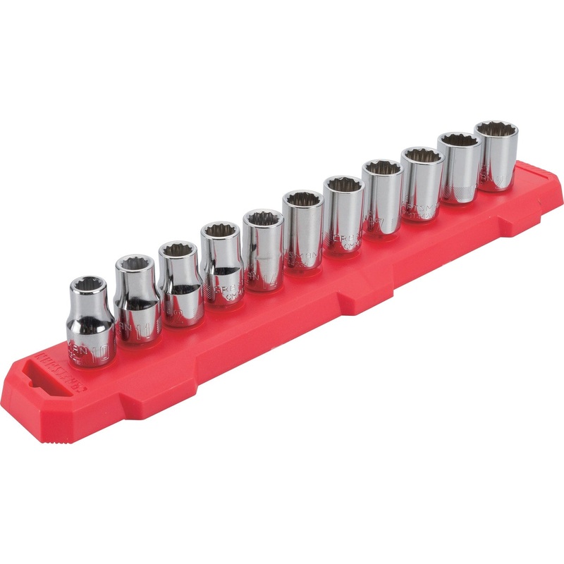 1/2-in Drive Metric Shallow Socket Set (11-Pieces) CMMT12047