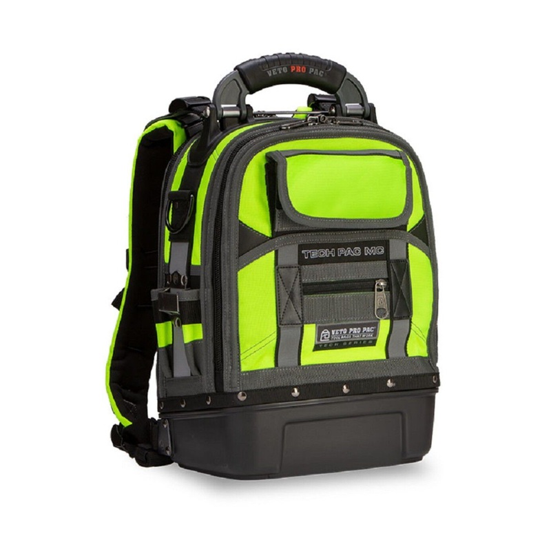 Tool Backpack Small Hi Viz Yellow TECH PAC MC HI-VIZ Y