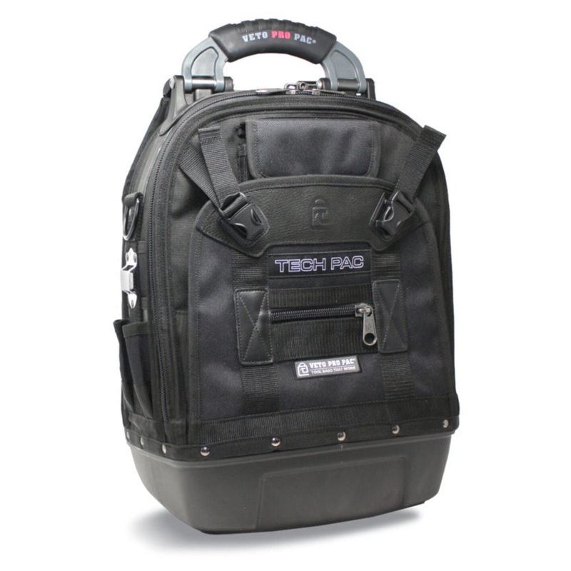 Tech Pac Blackout Large Tool Backpack with Removable Inserts TECH PAC BLACK (OUT)