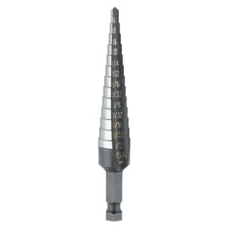 1/4-in 13-Step Drill Bit (1/8-in to 1/2-in) 10231SM