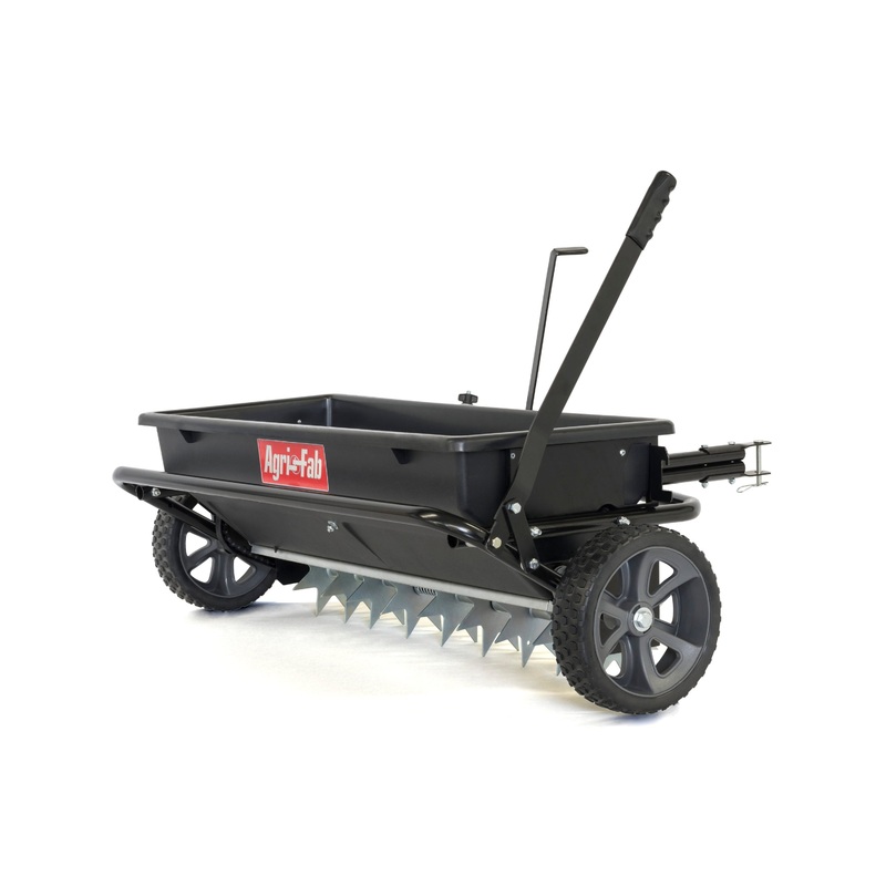 100-lb Capacity Spike Aerator Drop Tow-Behind Spreader 45-0543