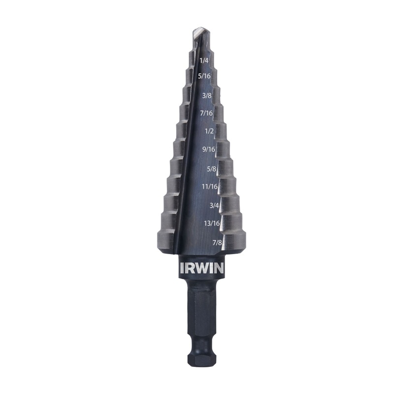 Unibit 1/4-in 12-Step Drill Bit (3/16-in to 7/8-in) IWAS10234DF