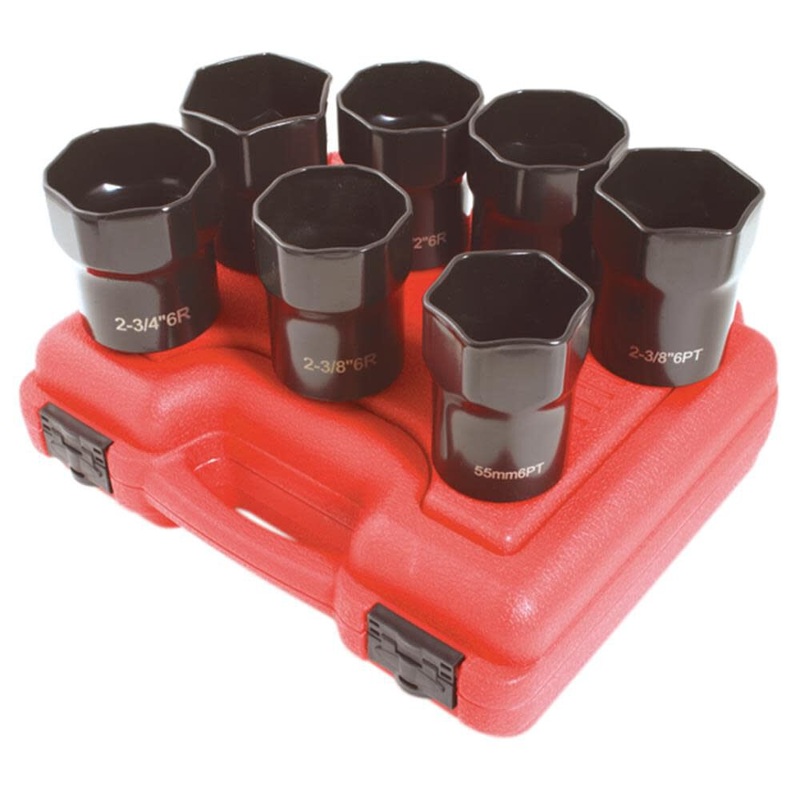 1/2 Inch Drive Wheel Bearing Lock Nut Set 7pc 2847