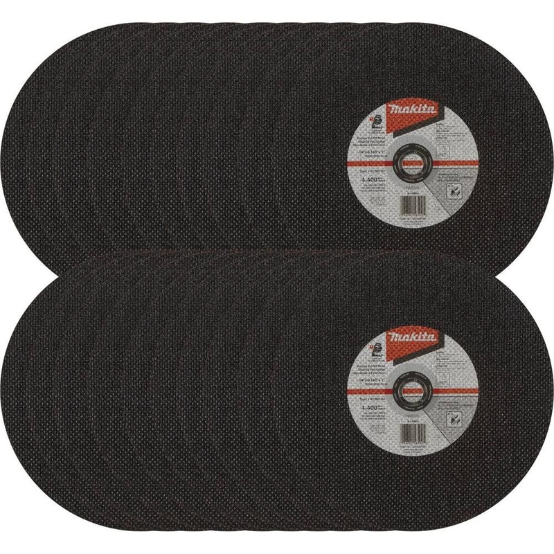 Thin Cut Off Wheels for Aluminum Cutting 14in x .110in x 1in Type 1 30 Grit 25pk E-04983-25