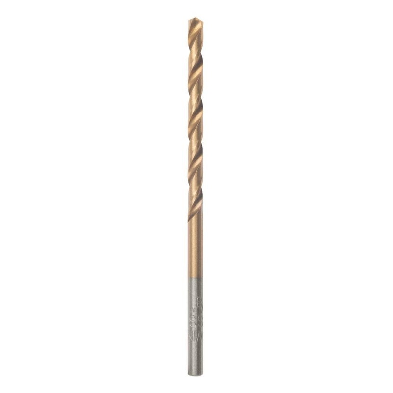 Twist Drill Bit 1/2 Titanium Nitride Coating JL 135 Degree CARDED 63932